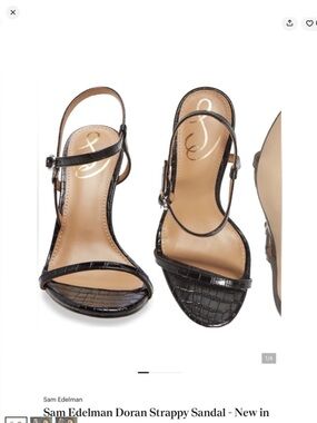 Sam Edelman Strappy Open Toe Heels